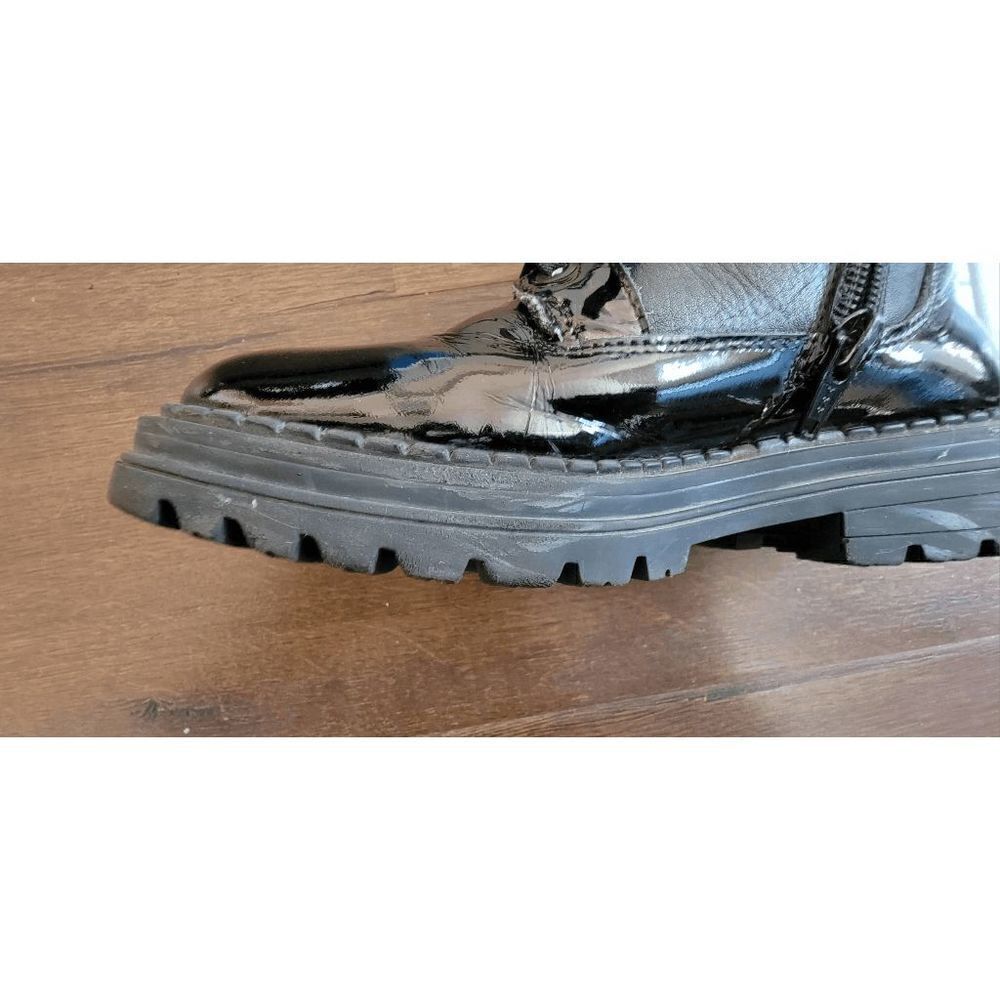 Karl Lagerfeld kids lace-up leather boot US size 2/CM21/UK1/EUR33 - Picture 8 of 12